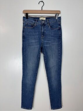 WJ237 {GAP 1969} "True Skinny Sculpt Stretch" Blue Mid Rise Denim Jeans